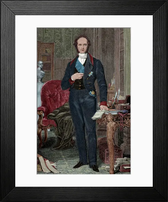 Framed Print : Henry John Temple, 3rd Viscount Palmerston (1784-1865), British statesman. Creator: Unknown