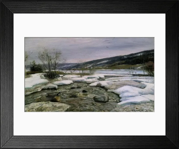 Framed Print : Painting, 1889. Creator: Fredrik Jonas Lucian Botfield Collett Framed Print : Painting, 1889. Creator: Fredrik Jonas Lucian Botfield Collett