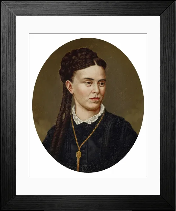 Framed Print : Portrait of Mary A. Alford, probably 1860s. Creator: Barton Stone Hays Framed Print : Portrait of Mary A. Alford, probably 1860s. Creator: Barton Stone Hays