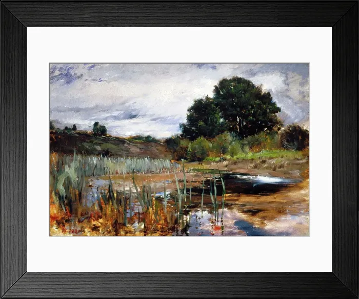Framed Print : Polling Landscape, 1881. Creator: Frank Duveneck Framed Print : Polling Landscape, 1881. Creator: Frank Duveneck