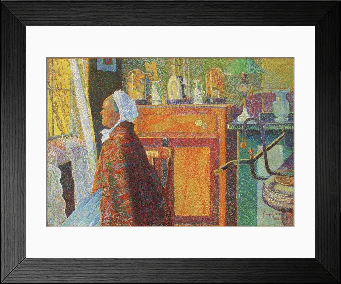 Framed Print : Sunday Afternoon, 1892. Creator: George Morren Framed Print : Sunday Afternoon, 1892. Creator: George Morren