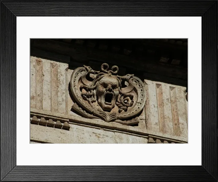 Framed Print : Facade, Barberini Palace (now the Galleria Nazionale d'Arte Antica), Rome, Italy, 17th cent (2009). Creator: LTL Framed Print : Facade, Barberini Palace (now the Galleria Nazionale d'Arte Antica), Rome, Italy, 17th cent (2009). Creator: LTL