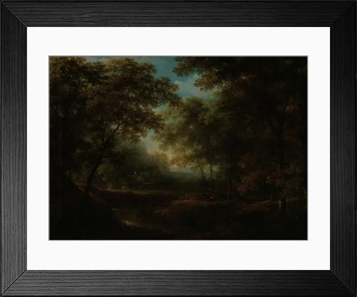 Framed Print : Nordic Forest, 1814. Creator: Carl Johan Fahlcrantz Framed Print : Nordic Forest, 1814. Creator: Carl Johan Fahlcrantz