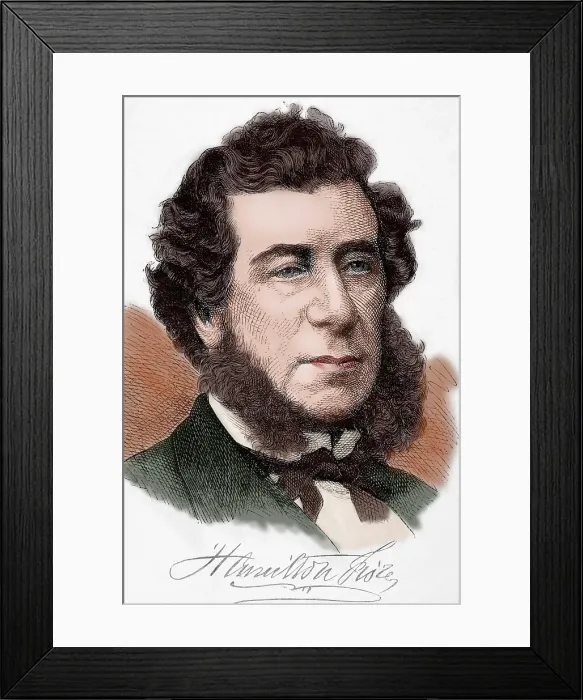 Framed Print : Hamilton Fish (1808-1893), American statesman and politician, 1870. Creator: Unknown Framed Print : Hamilton Fish (1808-1893), American statesman and politician, 1870. Creator: Unknown