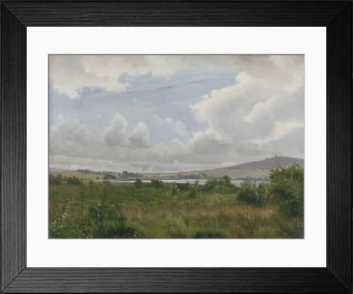 Framed Print : At Rye mill, 1881. Creator: Vilhelm Kyhn Framed Print : At Rye mill, 1881. Creator: Vilhelm Kyhn