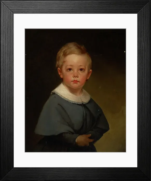 Framed Print : Portrait of Chester Harding Krum, about 1845. Creator: Chester Harding Framed Print : Portrait of Chester Harding Krum, about 1845. Creator: Chester Harding