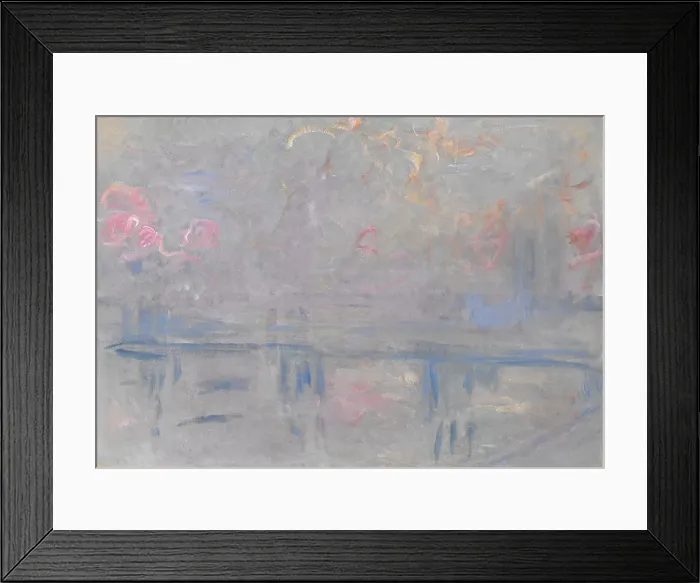 Framed Print : Charing Cross Bridge, about 1900. Creator: Claude Monet Framed Print : Charing Cross Bridge, about 1900. Creator: Claude Monet