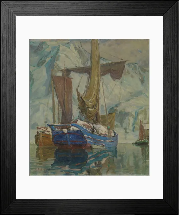 Framed Print : The blue Boat, Between 1925 and 1929. Creator: Anna Katarina Boberg Framed Print : The blue Boat, Between 1925 and 1929. Creator: Anna Katarina Boberg