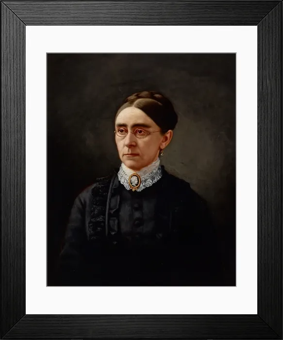 Framed Print : Portrait of Eusebia Sewell, 1881. Creator: Barton Stone Hays Framed Print : Portrait of Eusebia Sewell, 1881. Creator: Barton Stone Hays