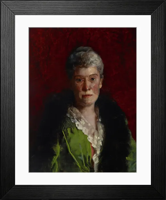 Framed Print : Portrait of Mary Knox Buzby Addicks Warner, date unknown. Creator: Cecilia Beaux Framed Print : Portrait of Mary Knox Buzby Addicks Warner, date unknown. Creator: Cecilia Beaux