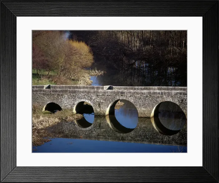 Framed Print : The Trespuentes Bridge over Zadorra River, Iruna de Oca, province of Alava, Spain, 2001. Creator: LTL Framed Print : The Trespuentes Bridge over Zadorra River, Iruna de Oca, province of Alava, Spain, 2001. Creator: LTL