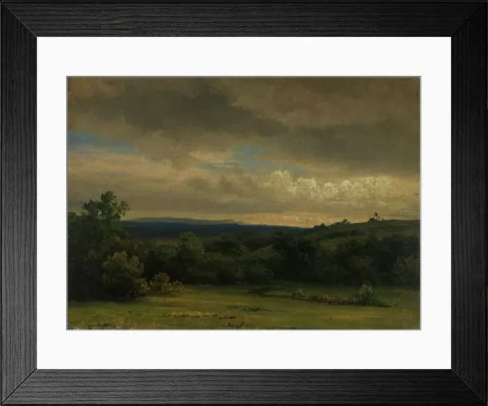 Framed Print : Landscape study, 1850s. Creator: Werner Holmberg Framed Print : Landscape study, 1850s. Creator: Werner Holmberg