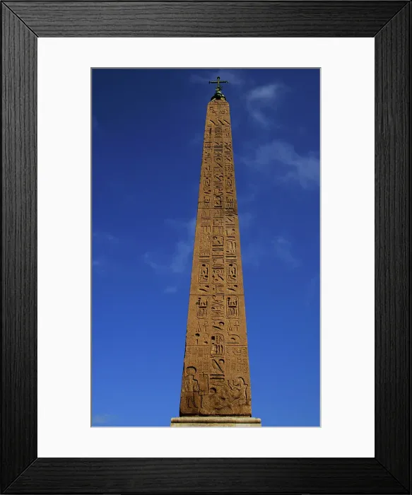 Framed Print : Flaminio Obelisk, Piazza del Popolo, Rome, Italy, 2009. Creator: LTL Framed Print : Flaminio Obelisk, Piazza del Popolo, Rome, Italy, 2009. Creator: LTL