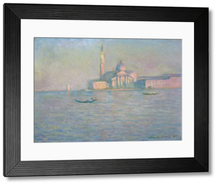Framed Print : The Church of San Giorgio Maggiore, Venice, 1908. Creator: Claude Monet Framed Print : The Church of San Giorgio Maggiore, Venice, 1908. Creator: Claude Monet