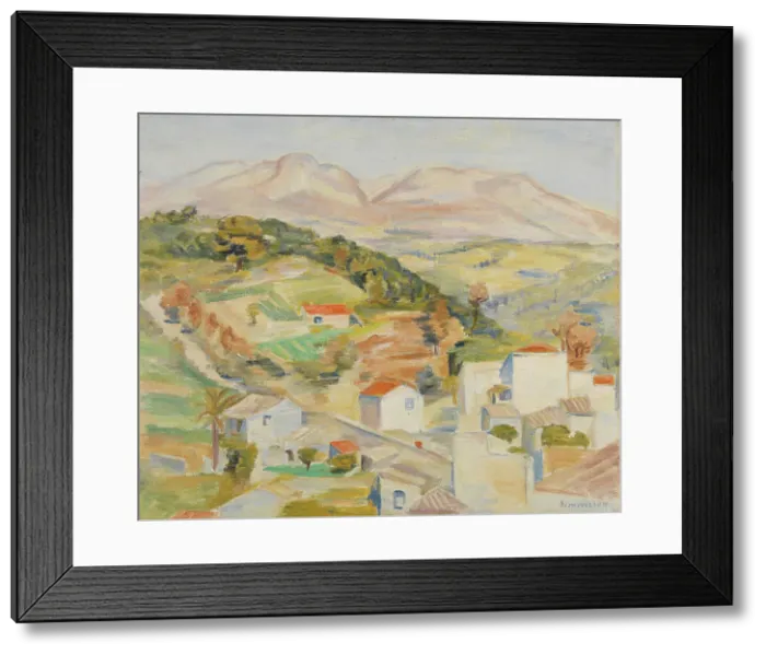 Framed Print : St.Anne, Provence, 1923. Creator: Birger Simonsson Framed Print : St.Anne, Provence, 1923. Creator: Birger Simonsson