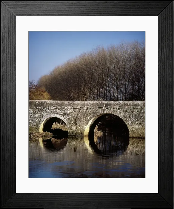 Framed Print : The Trespuentes Bridge over Zadorra River, Iruna de Oca, province of Alava, Spain, 2001. Creator: LTL Framed Print : The Trespuentes Bridge over Zadorra River, Iruna de Oca, province of Alava, Spain, 2001. Creator: LTL