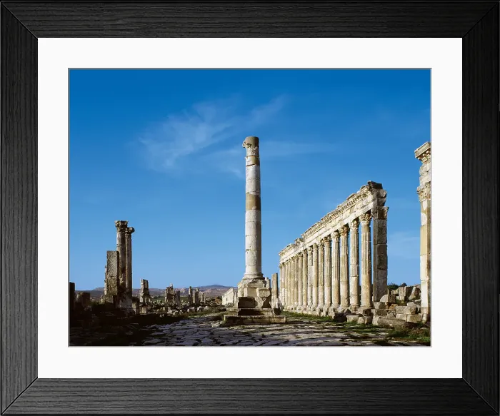 Framed Print : Votive column in the Cardo Maximus, Apamea, Syria, 2001. Creator: LTL Framed Print : Votive column in the Cardo Maximus, Apamea, Syria, 2001. Creator: LTL