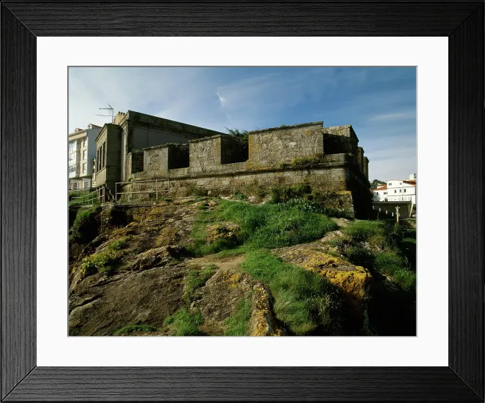 Framed Print : Saint Charles Castle, Fisterra (Finisterre), La Coruna province, Galicia, Spain, (2000). Creator: LTL Framed Print : Saint Charles Castle, Fisterra (Finisterre), La Coruna province, Galicia, Spain, (2000). Creator: LTL