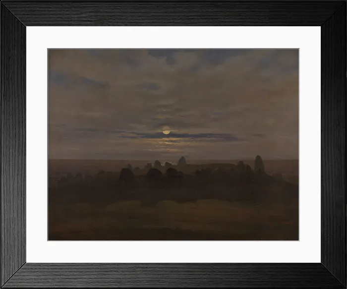 Framed Print : Stone Age Mound, c1820. Creator: Carl Gustav Carus Framed Print : Stone Age Mound, c1820. Creator: Carl Gustav Carus