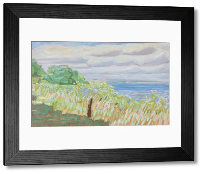 Framed Print : Flowering shoreline, 1933. Creator: Niels Larsen Stevns Framed Print : Flowering shoreline, 1933. Creator: Niels Larsen Stevns