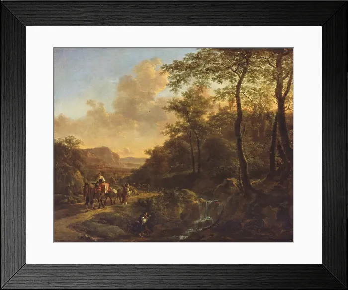 Framed Print : Scene of the Roman Campagna, 1647. Creator: Jan Dirksz Both Framed Print : Scene of the Roman Campagna, 1647. Creator: Jan Dirksz Both