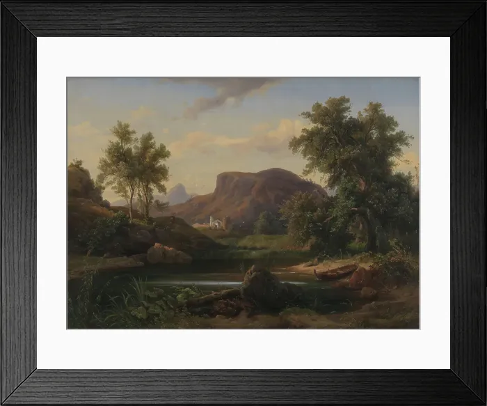 Framed Print : Landscape in Tirol, unknown date. Creator: Carl Maria Nicolaus Hummel Framed Print : Landscape in Tirol, unknown date. Creator: Carl Maria Nicolaus Hummel