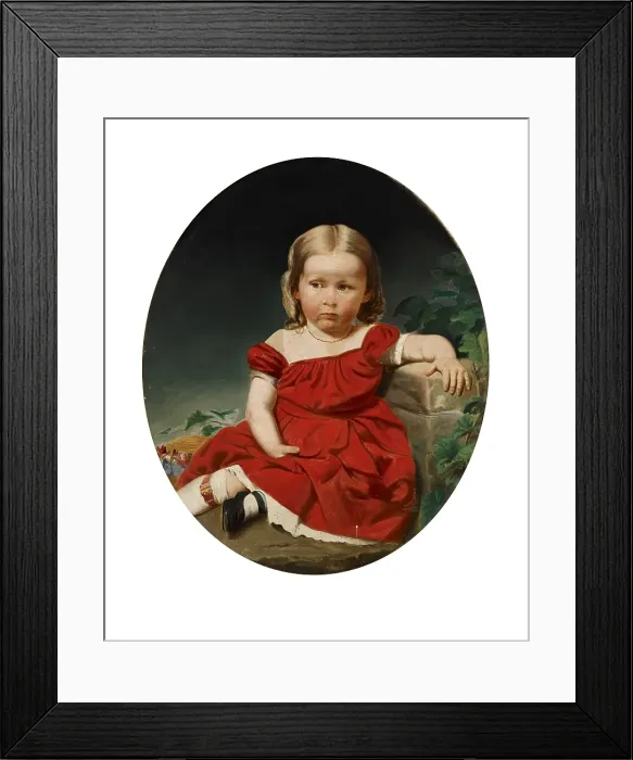 Framed Print : Achsa McCollugh, late 1860s. Creator: Jacob Cox Framed Print : Achsa McCollugh, late 1860s. Creator: Jacob Cox