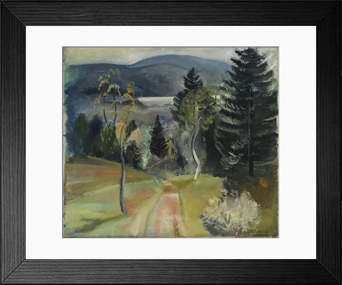 Framed Print : View from Hurdalen, 1923. Creator: Otto Emil Johansen Framed Print : View from Hurdalen, 1923. Creator: Otto Emil Johansen