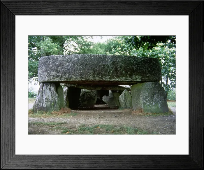 Framed Print : La Roche-aux-Fees (The Faireis Rock), Esse, Brittany, France, 3000-2500 BC (1997). Creator: LTL Framed Print : La Roche-aux-Fees (The Faireis Rock), Esse, Brittany, France, 3000-2500 BC (1997). Creator: LTL