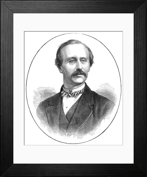 Framed Print : The late Mr. Henry Gamble Blagrove, 1872. Creator: Unknown Framed Print : The late Mr. Henry Gamble Blagrove, 1872. Creator: Unknown
