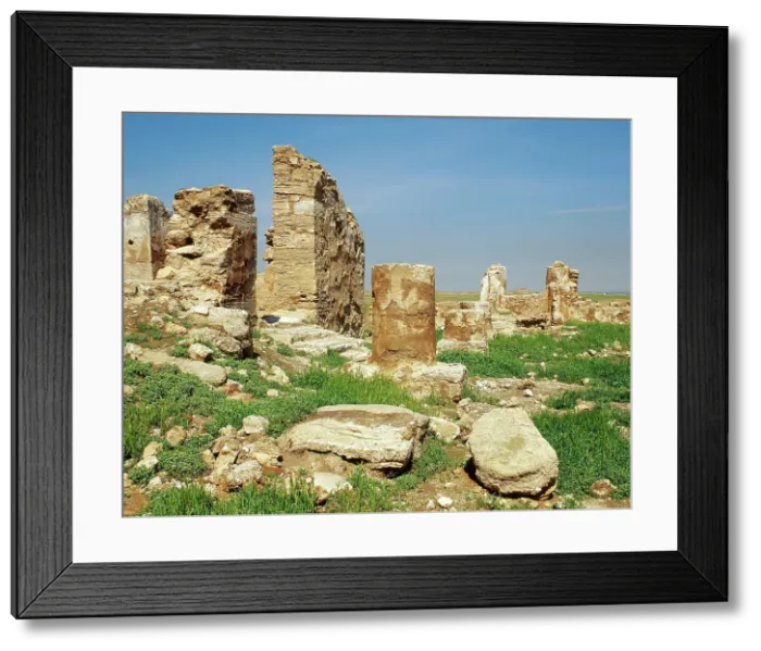 Framed Print : Ruins of the Temple of Bel, Dura-Europos, near Salhiye, Syria, 1st century BC (2001). Creator: LTL Framed Print : Ruins of the Temple of Bel, Dura-Europos, near Salhiye, Syria, 1st century BC (2001). Creator: LTL