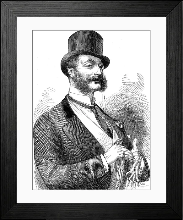 Framed Print : Election Sketches: the ladies favourite, 1880. Creator: Unknown Framed Print : Election Sketches: the ladies favourite, 1880. Creator: Unknown