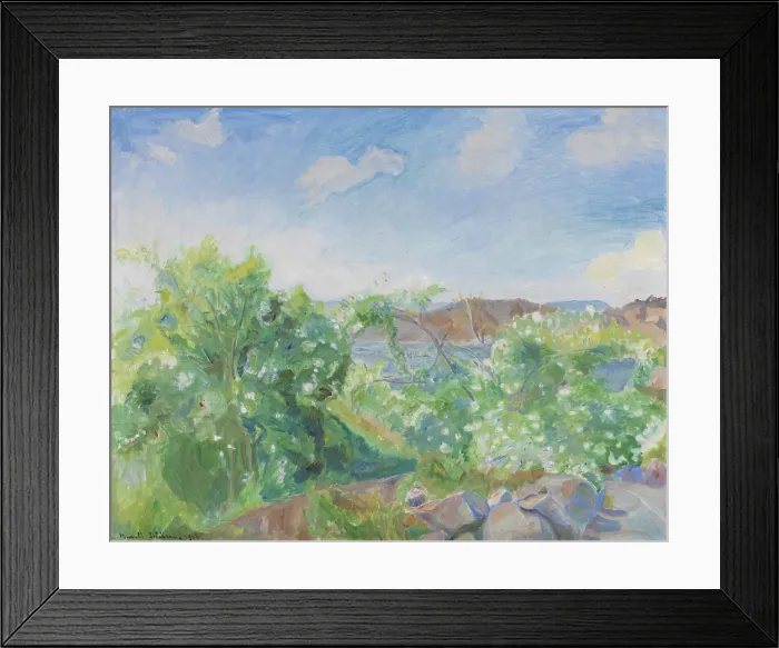 Framed Print : Flowering Dog Roses, 1926. Creator: Thorvald Erichsen Framed Print : Flowering Dog Roses, 1926. Creator: Thorvald Erichsen