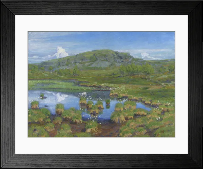 Framed Print : Summer, 1904. Creator: Wilhelm Wetlesen Framed Print : Summer, 1904. Creator: Wilhelm Wetlesen