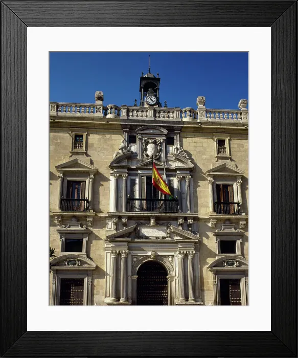 Framed Print : Detail of the facade, Palace of The Royal Chancellery, Granada, Andalusia, Spain (2002). Creator: LTL Framed Print : Detail of the facade, Palace of The Royal Chancellery, Granada, Andalusia, Spain (2002). Creator: LTL