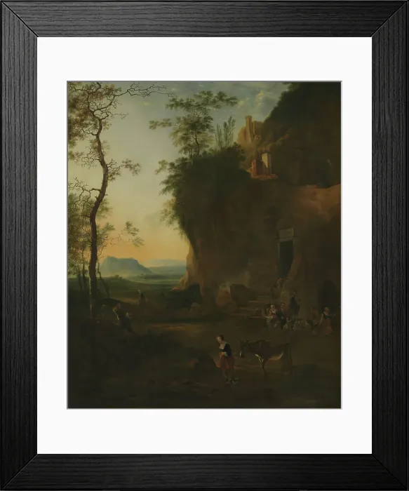 Framed Print : Southern Landscape, 17th century. Creator: Adam Pynacker Framed Print : Southern Landscape, 17th century. Creator: Adam Pynacker