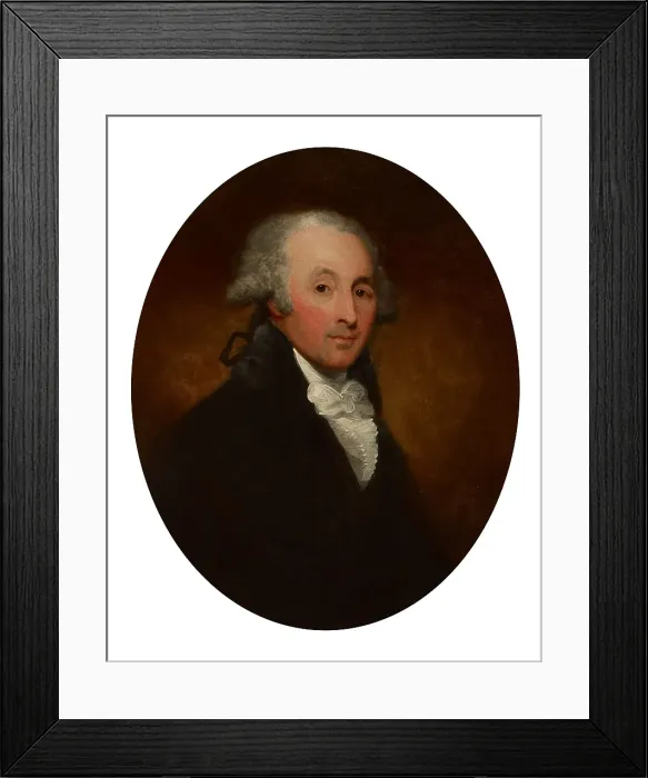 Framed Print : Portrait of a Gentleman (possibly Sir Jonah Barrington), about 1790. Creator: Gilbert Stuart Framed Print : Portrait of a Gentleman (possibly Sir Jonah Barrington), about 1790. Creator: Gilbert Stuart