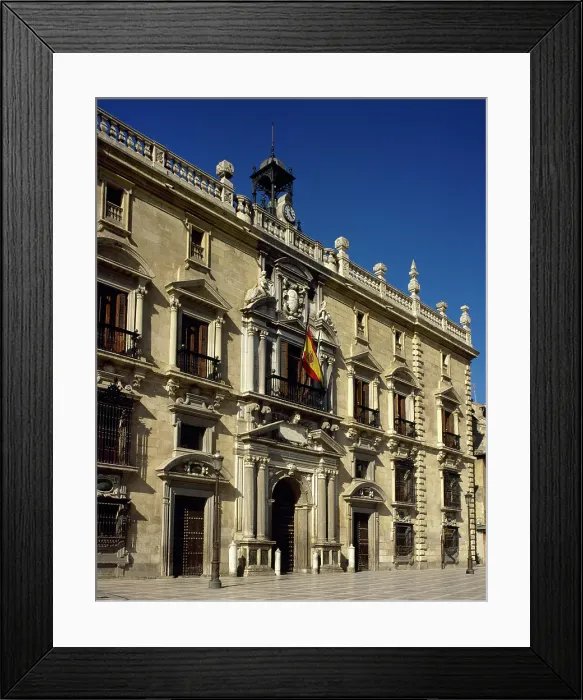 Framed Print : Detail of the facade, Palace of The Royal Chancellery, Granada, Andalusia, Spain (2002). Creator: LTL Framed Print : Detail of the facade, Palace of The Royal Chancellery, Granada, Andalusia, Spain (2002). Creator: LTL