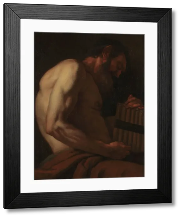 Framed Print : Pan and Syrinx, probably between 1660 and 1690. Creator: Workshop of Johann Carl Loth Framed Print : Pan and Syrinx, probably between 1660 and 1690. Creator: Workshop of Johann Carl Loth