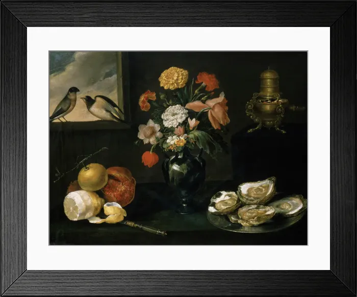 Framed Print : Still Life with the Four Elements, about 1640. Creator: Jacques Linard Framed Print : Still Life with the Four Elements, about 1640. Creator: Jacques Linard