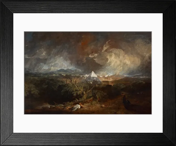 Framed Print : The Fifth Plague of Egypt, 1800. Creator: JMW Turner Framed Print : The Fifth Plague of Egypt, 1800. Creator: JMW Turner