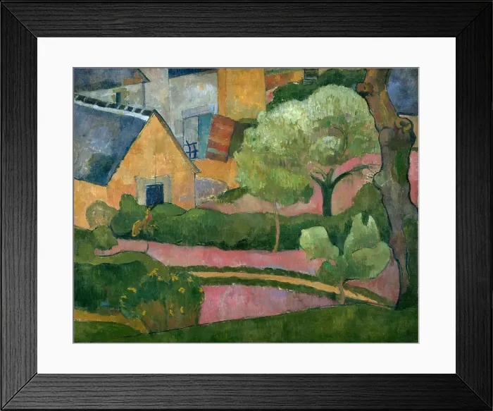 Framed Print : Farmyard at Le Pouldu, about 1892. Creator: Jan Verkade Framed Print : Farmyard at Le Pouldu, about 1892. Creator: Jan Verkade