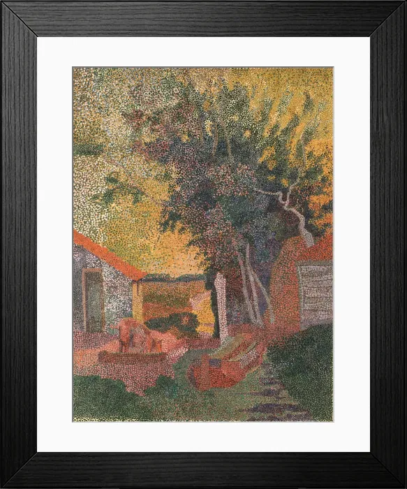 Framed Print : Boat Along a Bank, 1894 or 1895. Creator: Jan Vijbrief Framed Print : Boat Along a Bank, 1894 or 1895. Creator: Jan Vijbrief