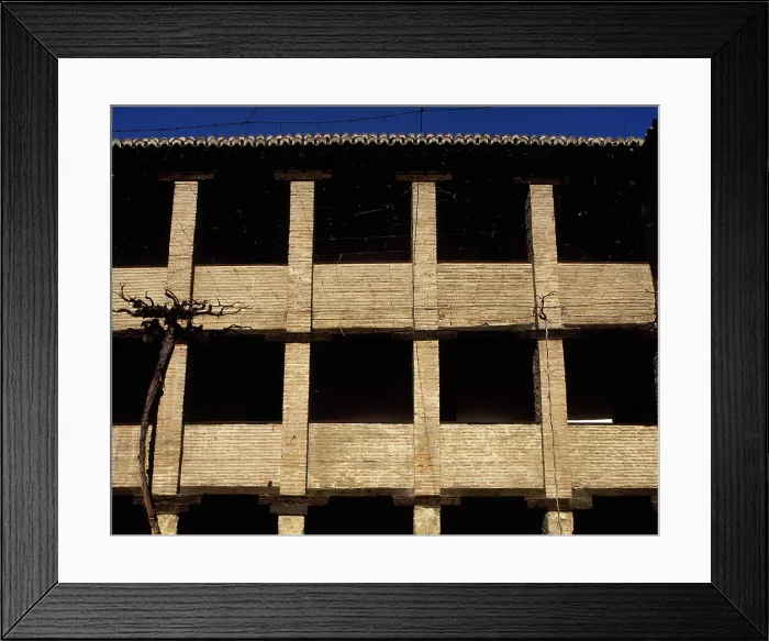 Framed Print : Architectural detail, Corral del Carbon, Granada, Andalusia, Spain (2002). Creator: LTL Framed Print : Architectural detail, Corral del Carbon, Granada, Andalusia, Spain (2002). Creator: LTL