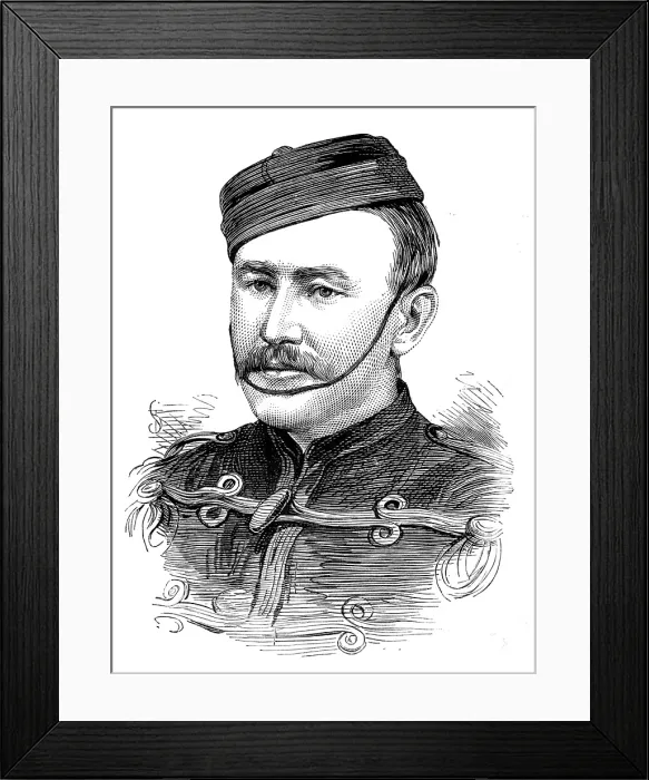 Framed Print : Commandant Cecil D'Arcy, V.C. Frontier Light Horse, Zulu War, 1880. Creator: Unknown Framed Print : Commandant Cecil D'Arcy, V.C. Frontier Light Horse, Zulu War, 1880. Creator: Unknown
