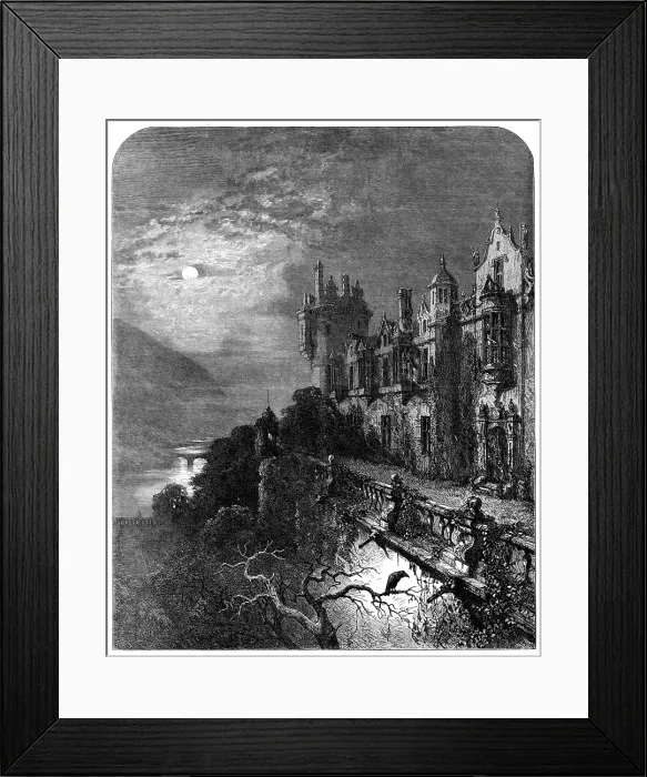 Framed Print : Deserted, drawn by S. Read, 1872. Creator: William James Palmer Framed Print : Deserted, drawn by S. Read, 1872. Creator: William James Palmer