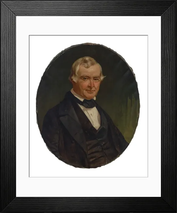 Framed Print : Portrait of Dr. Charles G. McLean, c1830-1892. Creator: Jacob Cox Framed Print : Portrait of Dr. Charles G. McLean, c1830-1892. Creator: Jacob Cox