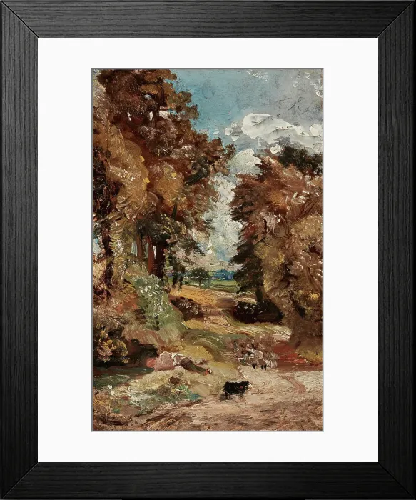 Framed Print : The Cornfield, about 1816. Creator: John Constable Framed Print : The Cornfield, about 1816. Creator: John Constable