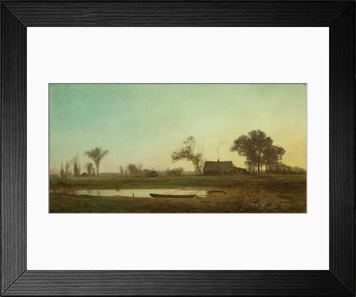 Framed Print : Landscape, date unknown, c1875-1921. Creator: John Francis Murphy Framed Print : Landscape, date unknown, c1875-1921. Creator: John Francis Murphy