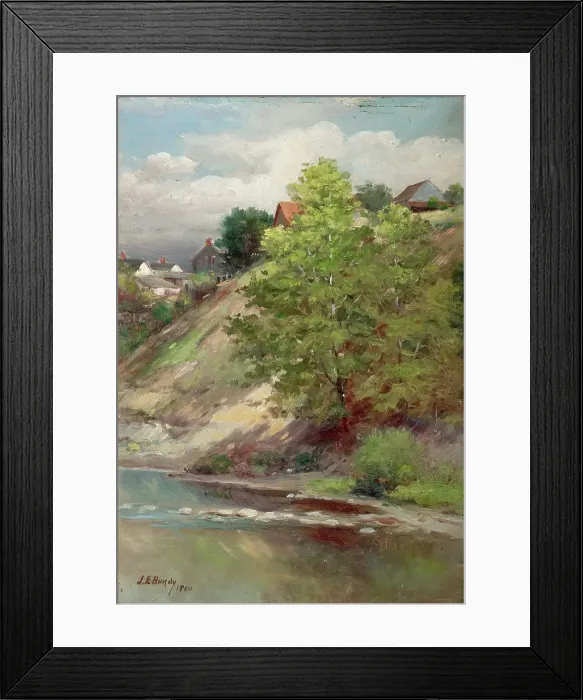 Framed Print : Landscape, 1900. Creator: John Elwood Bundy Framed Print : Landscape, 1900. Creator: John Elwood Bundy